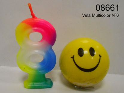 Imagen de VELA MULTICOLOR Nº8 7.24